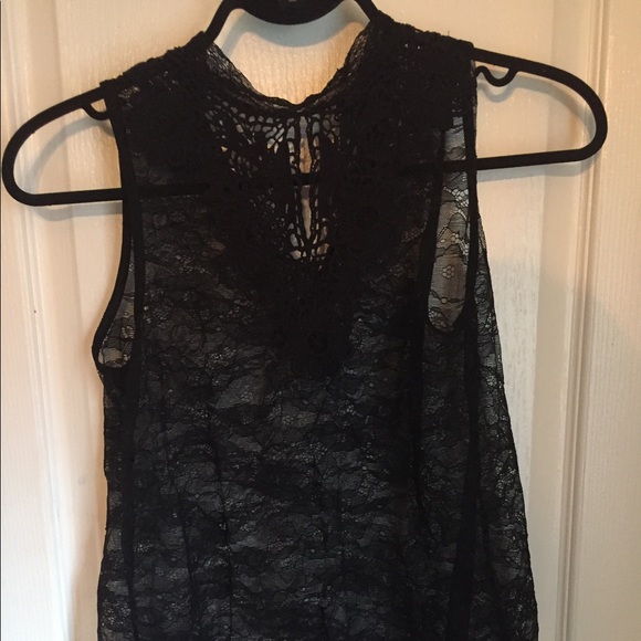 ❤️Black lace blouse - Picture 2 of 6